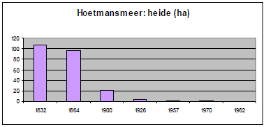 Afname aantal hectares heide in Hoetmansmeer